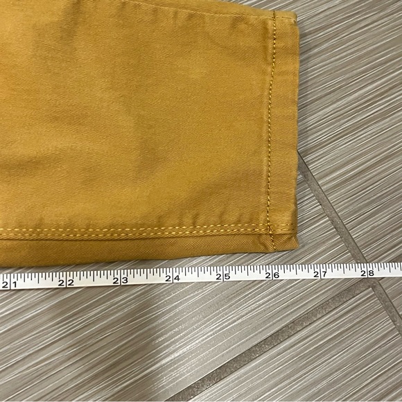 Curve Appeal Mustard Yellow Gold Jeans Pants ankle cropped - Picture 9 of 9